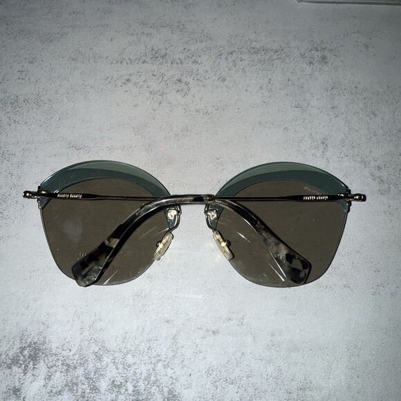 Miu Miu MU 53SS - VX09K1 Sunglasses Transparent Blue, 63mm - Picture 2 of 13